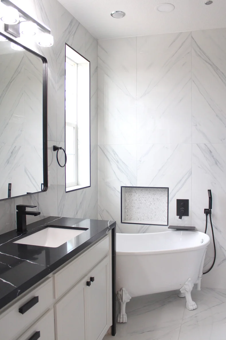 Bathroom layout detail