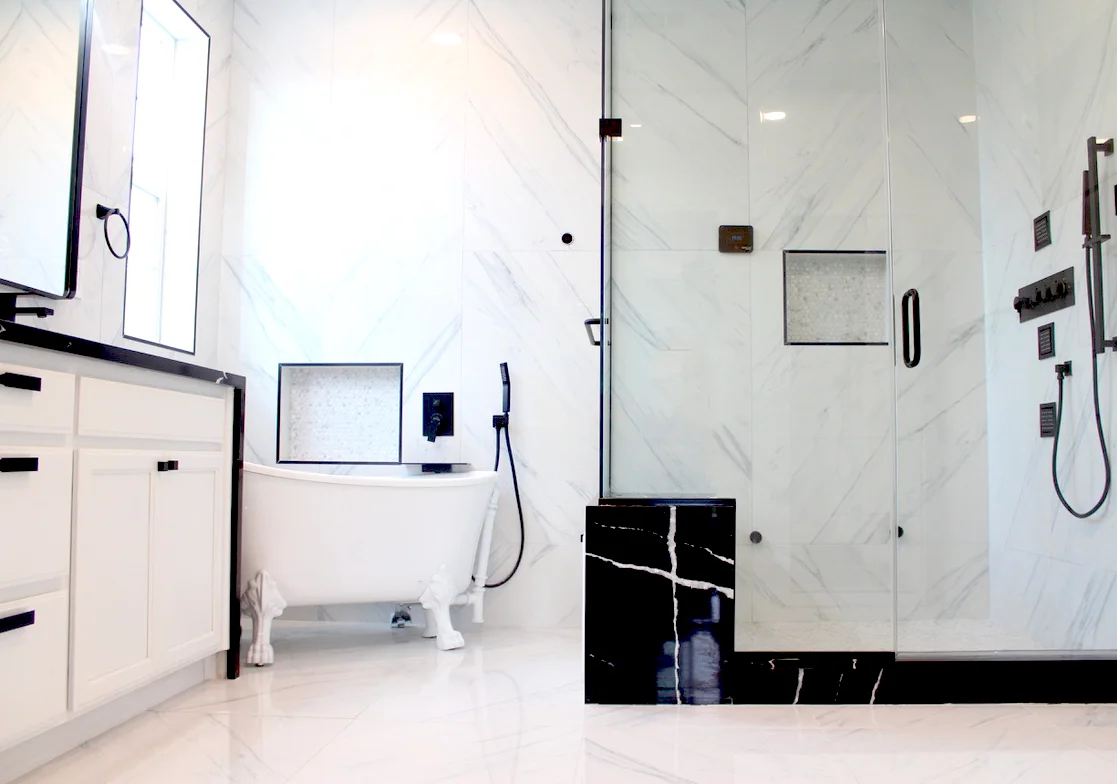 Bathroom finish detail