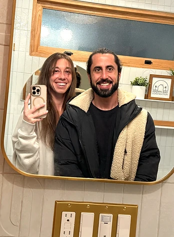 Brittney and Eshel, founders of Happy Bay Construction