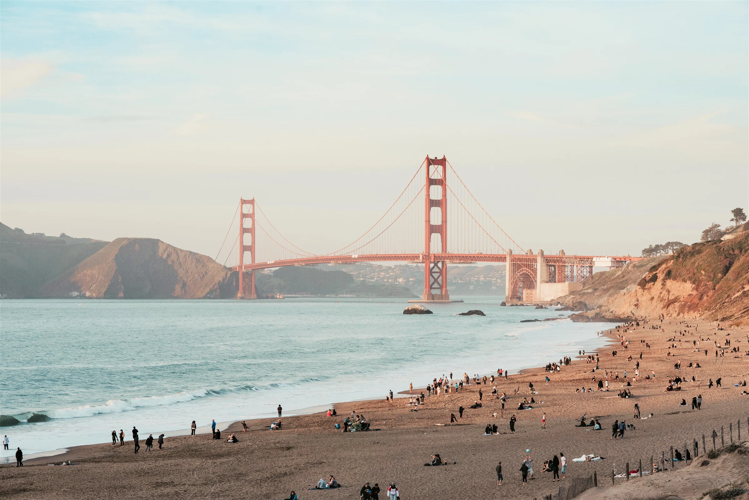The Golden Gate Bridge from Baker Beach