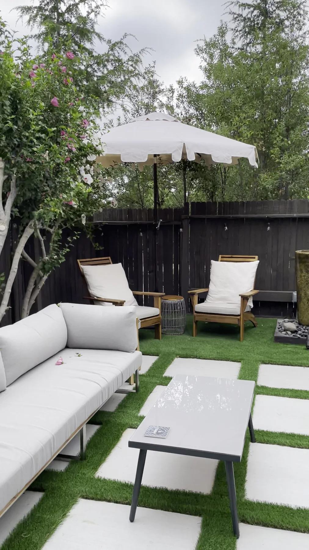 Outdoor space detail